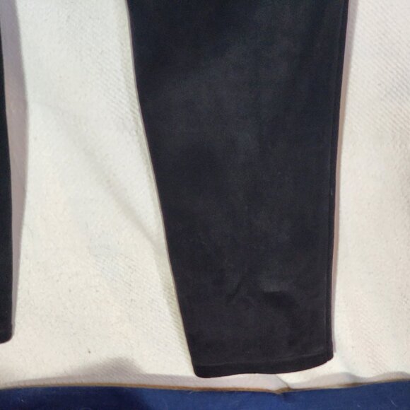 Simply Vera Vera Wang Black Poly Span Velvet Soft Stretch Dress Legging Size XL - Picture 13 of 16